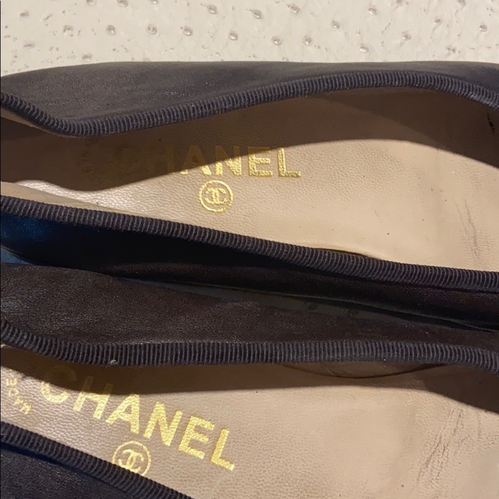 Chanel flats , brown and black size 39.5 - Picture 4 of 12